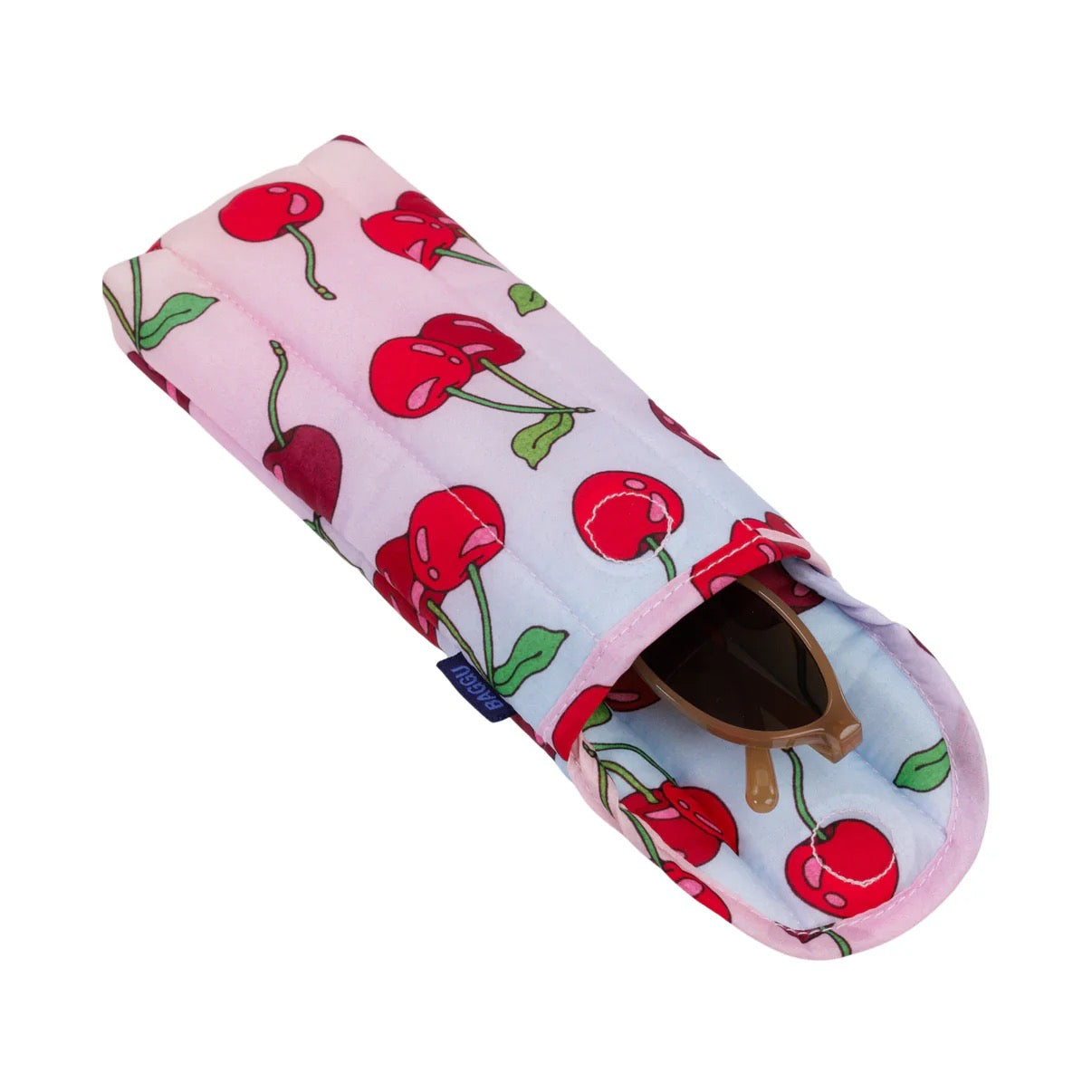 Puffy Glasses Sleeve - Cherries