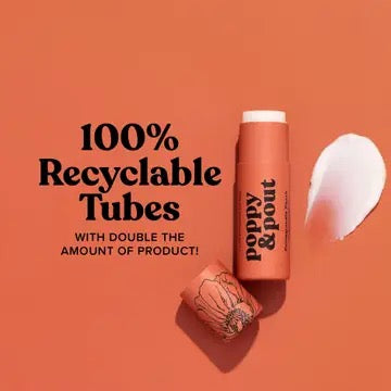 Poppy & Pout - Lip Balm - Pomegranate Peach