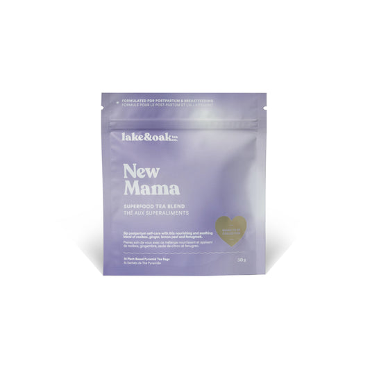 Lake & Oak Tea Co. - New Mama - Plant-Based Pyramid Tea Bags