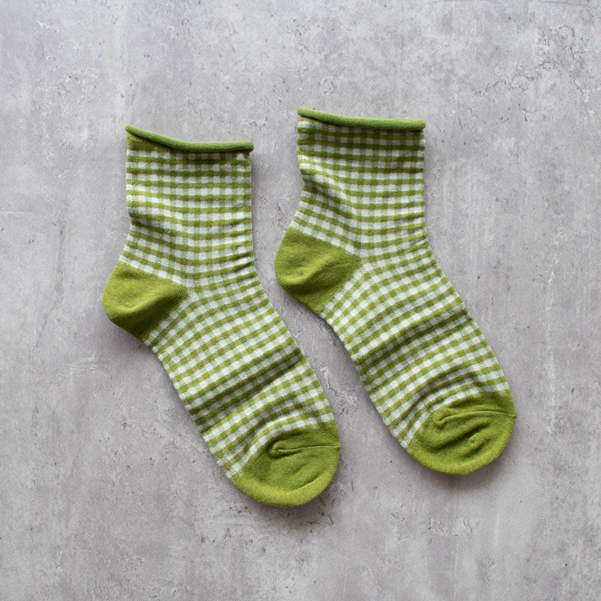 Picnic Mid Crew Socks: Mauve