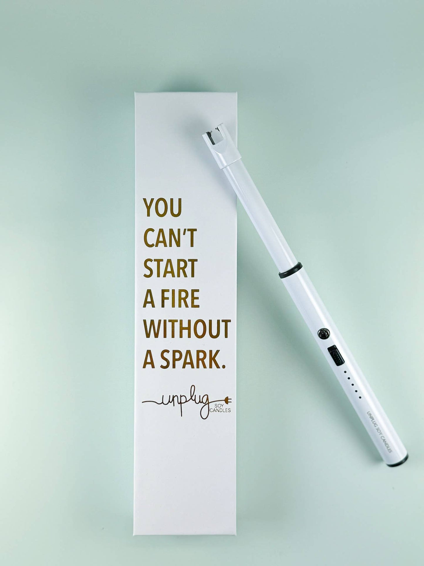 USB Lighter- Rechargeable Candle Lighter: White