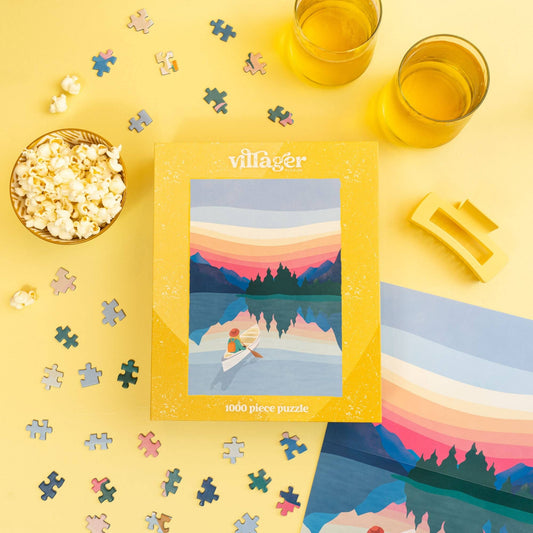 Sunrise Paddle | 1000-Piece Puzzle | Designed in Canada