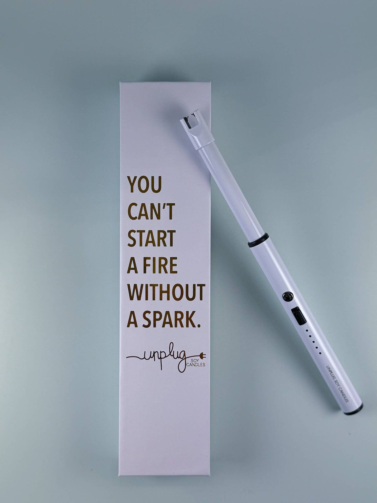 USB Lighter- Rechargeable Candle Lighter: White