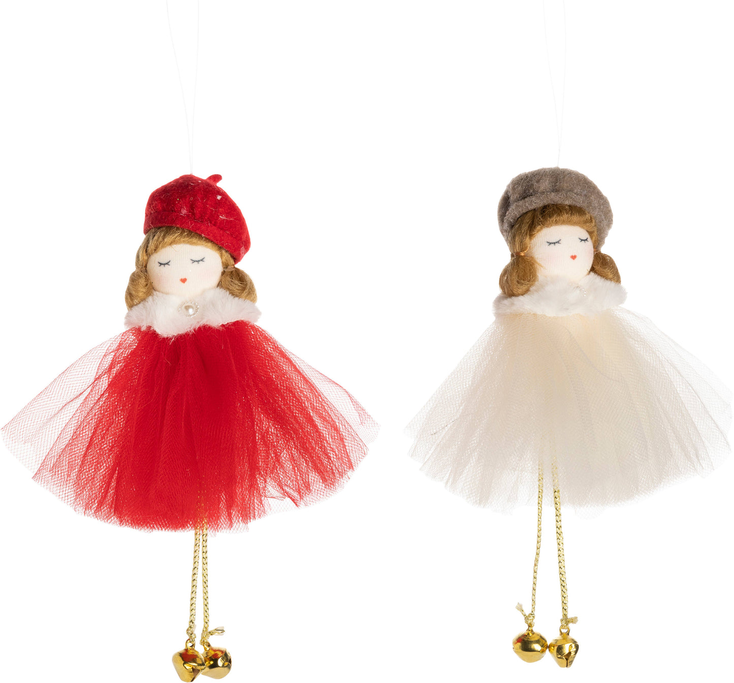 Ornament - Girls in tulle dresses Berets