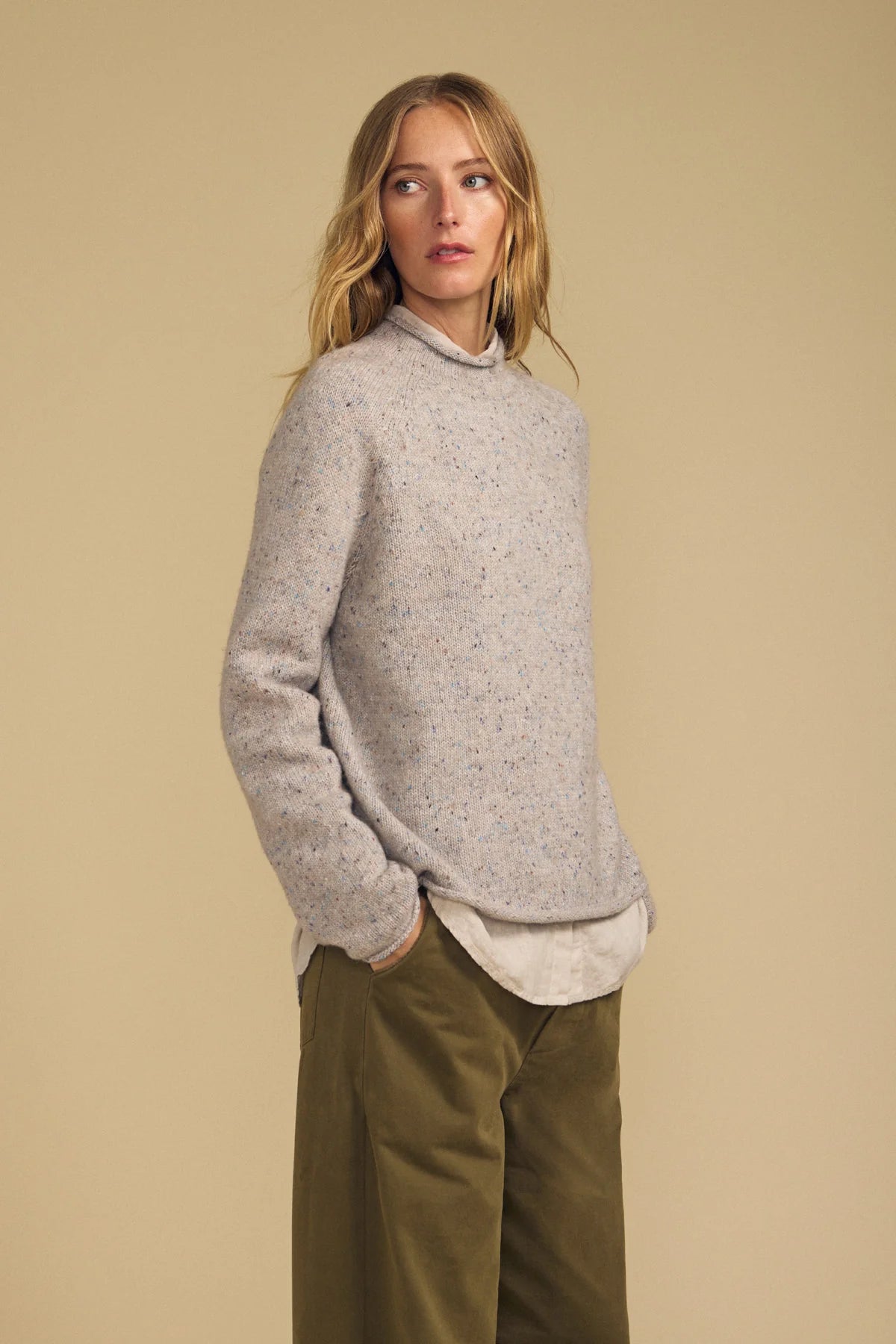 Velvet Joelle Tweed Knit Pullover