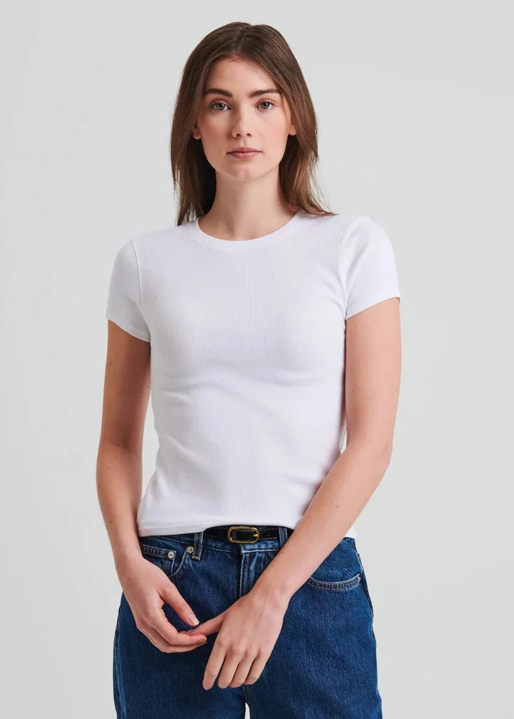 Assaraf Modal Rib Baby Tee