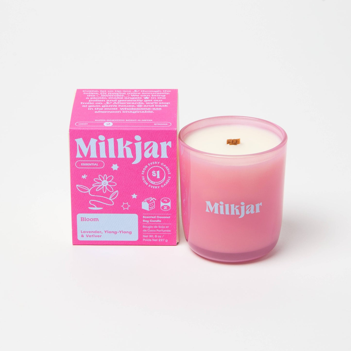 Milkjar Candle Co. - Soy 8 oz Candle - Bloom