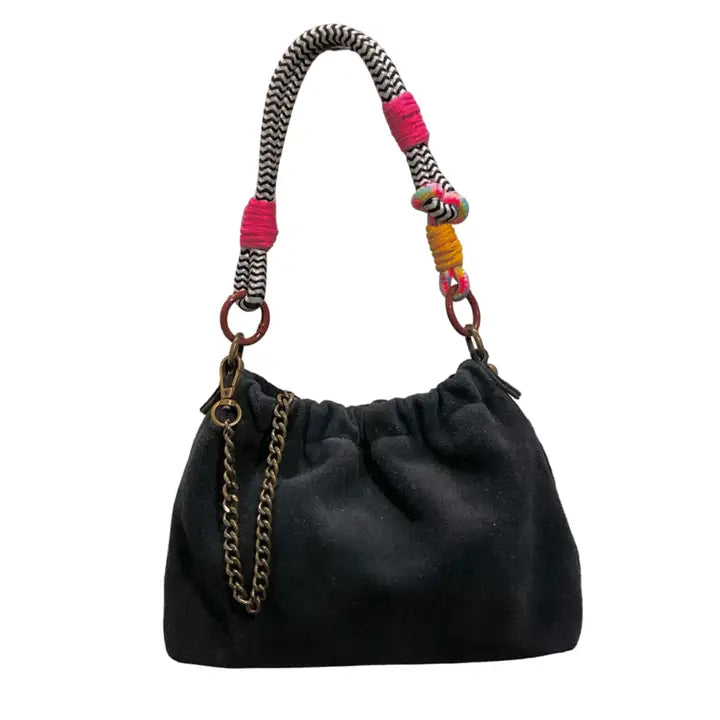 The Plissa Bag - Suede