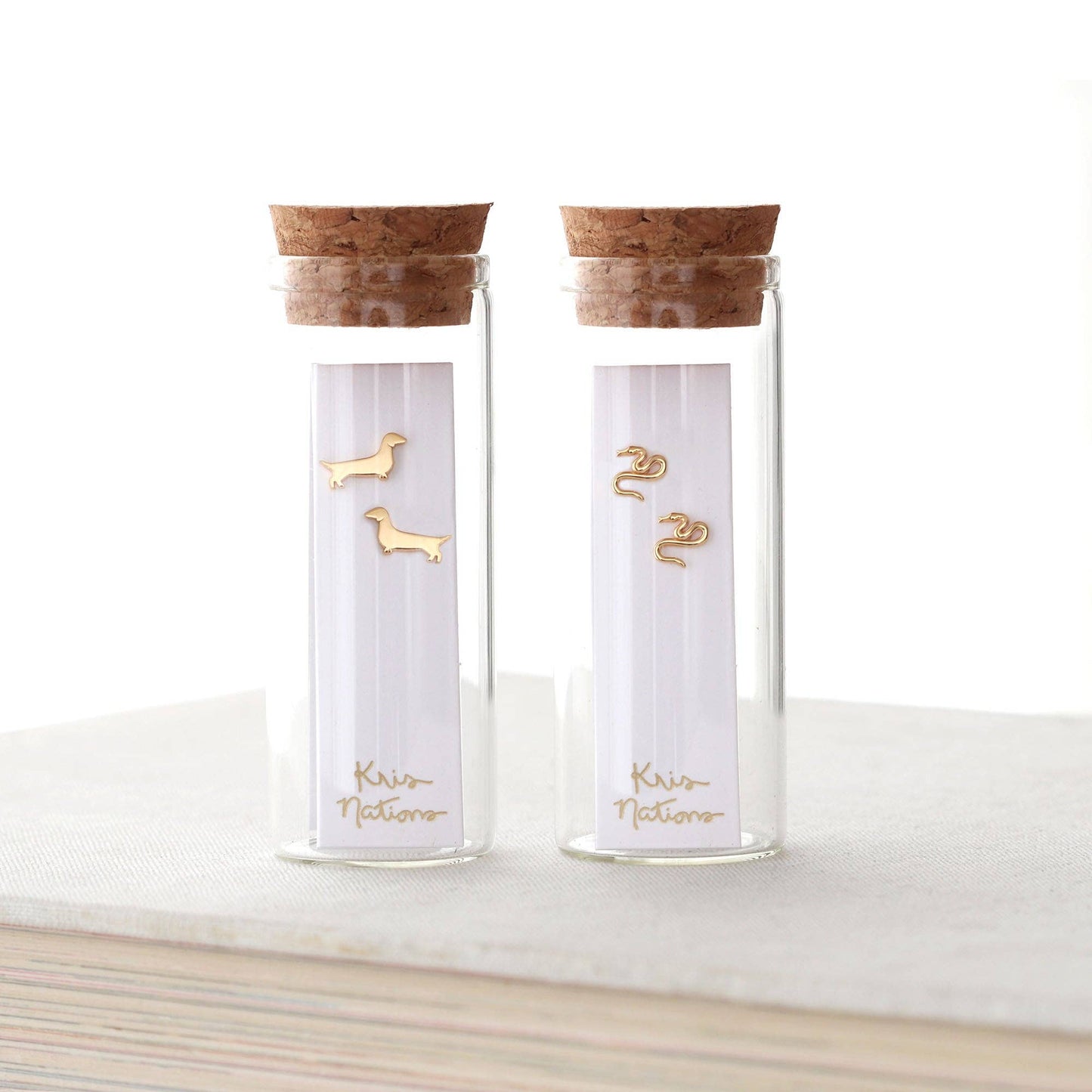 Earrings - Tiny Snake Stud