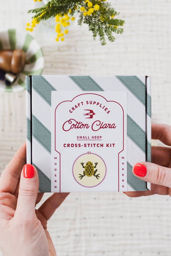 Cross Stitch Kit - Frog