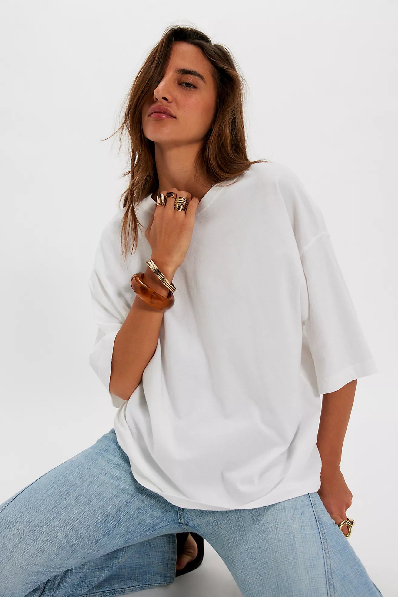 Free People Perfect Oversized Tee
