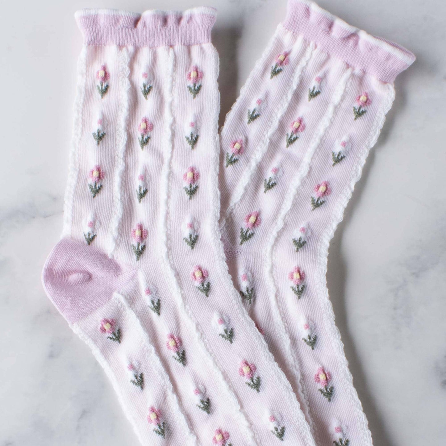 Vintage Pastel Floral -  Ivory