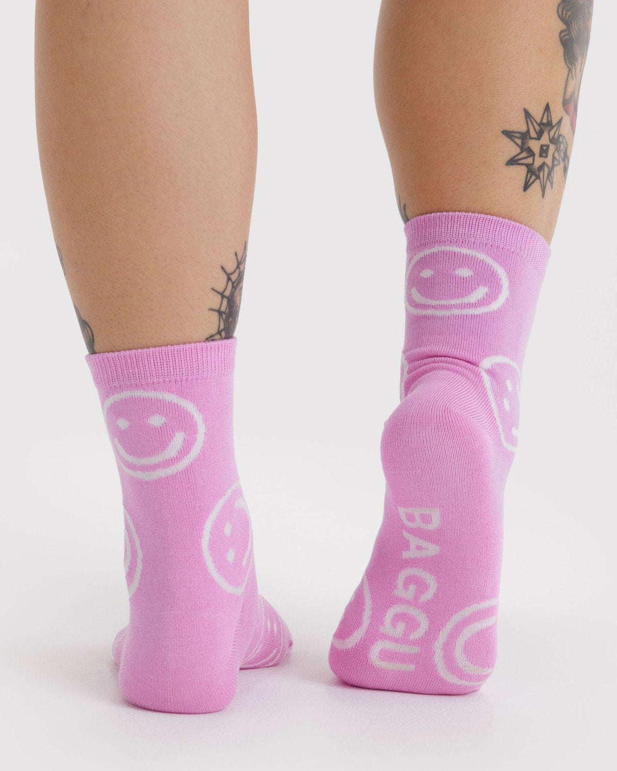 Baggu Crew Socks - Happy Sock