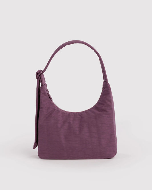 Mini Nylon Shoulder Bag - Wild Plum