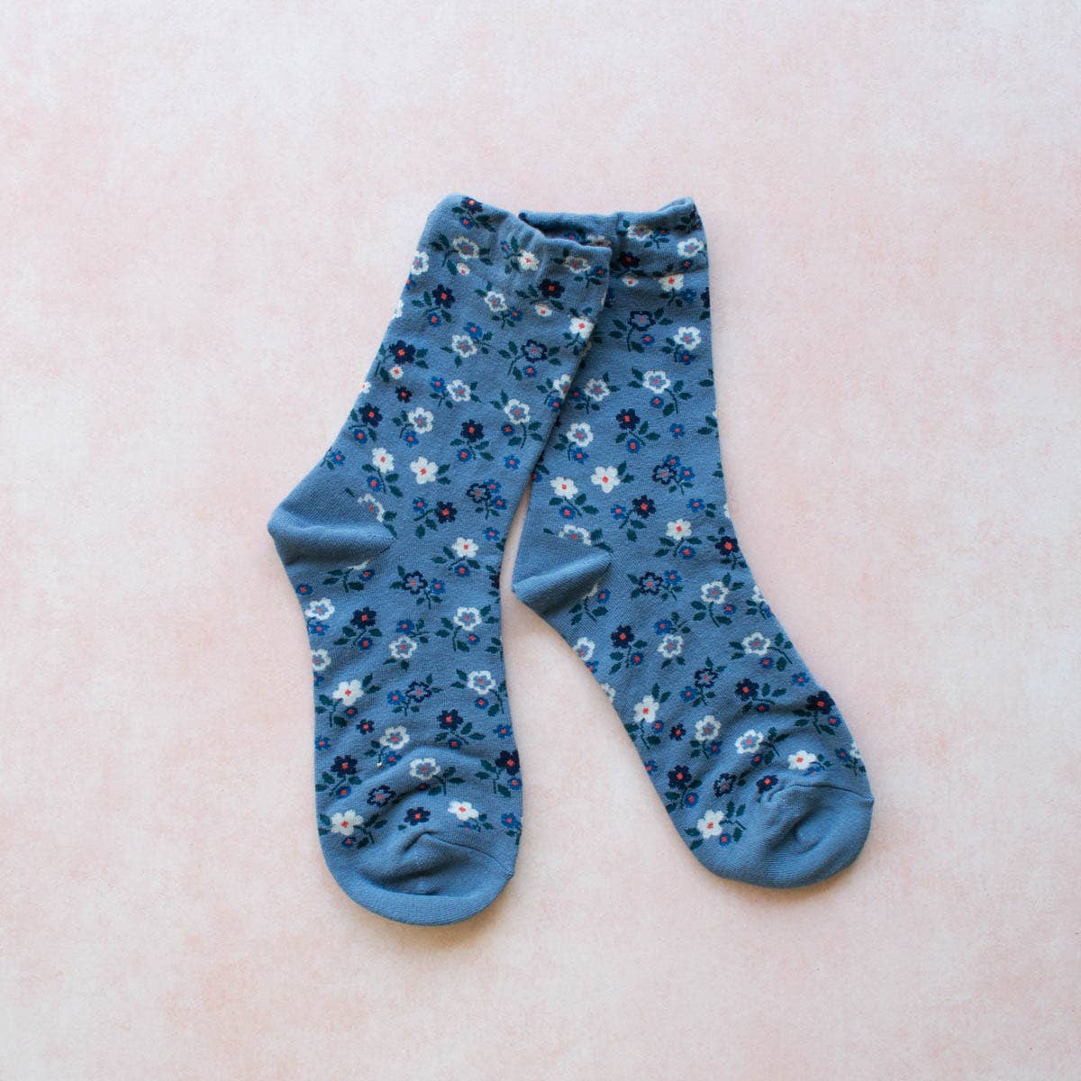 Garden Flower Socks: Pink