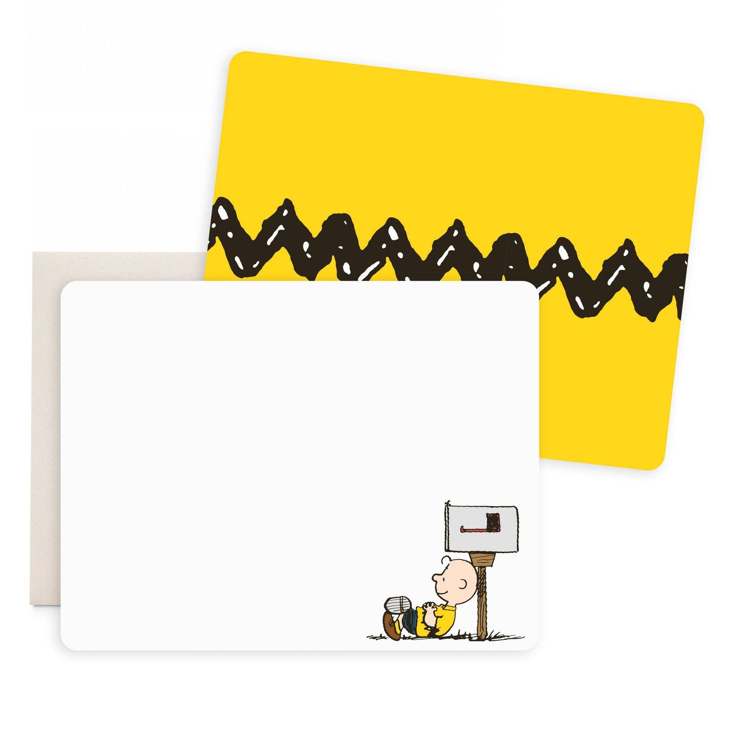Notecards - Charlie Brown Mailbox Flat