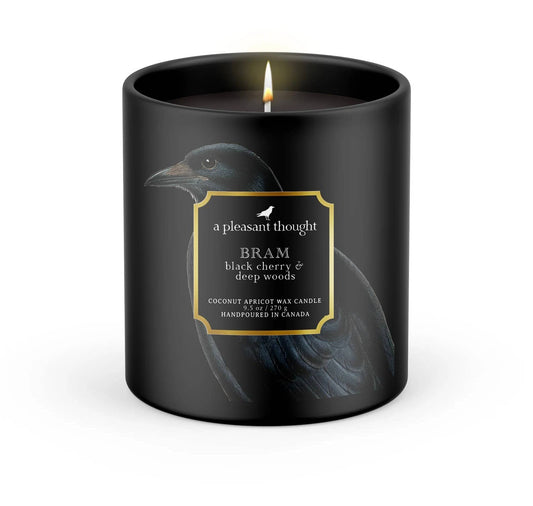A Pleasant Thought - BRAM | BLACK CHERRY & DEEP WOODS | RAVEN CANDLE
