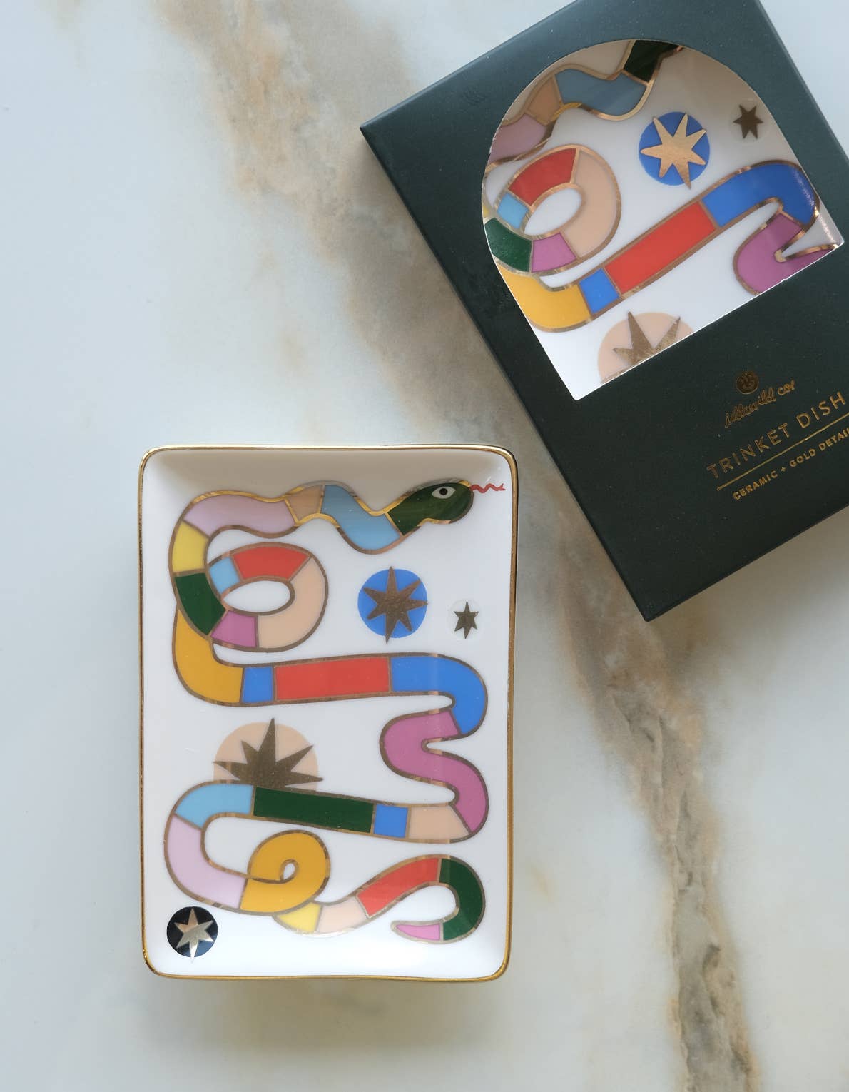 Trinket Dish | Rainbow Snake