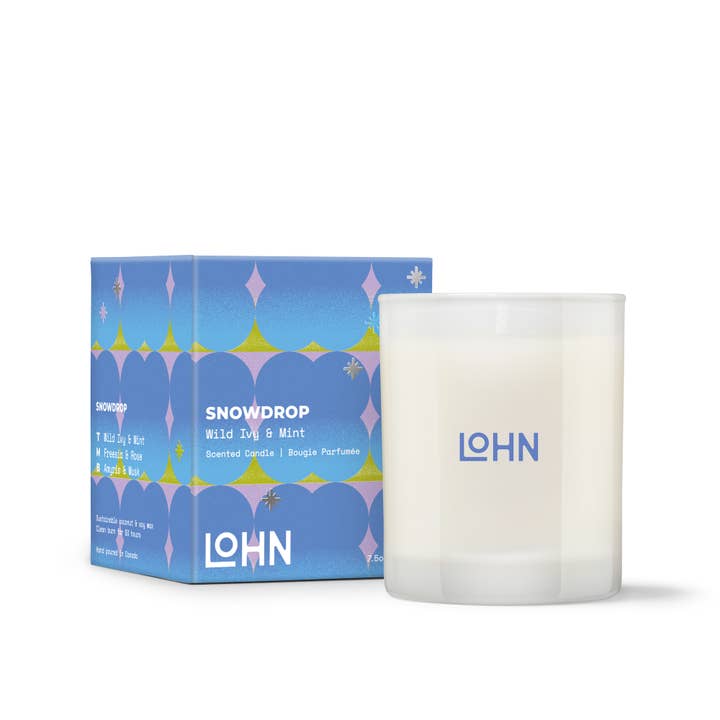 Holiday Candle - Snowdrop Wild Ivy & Mint