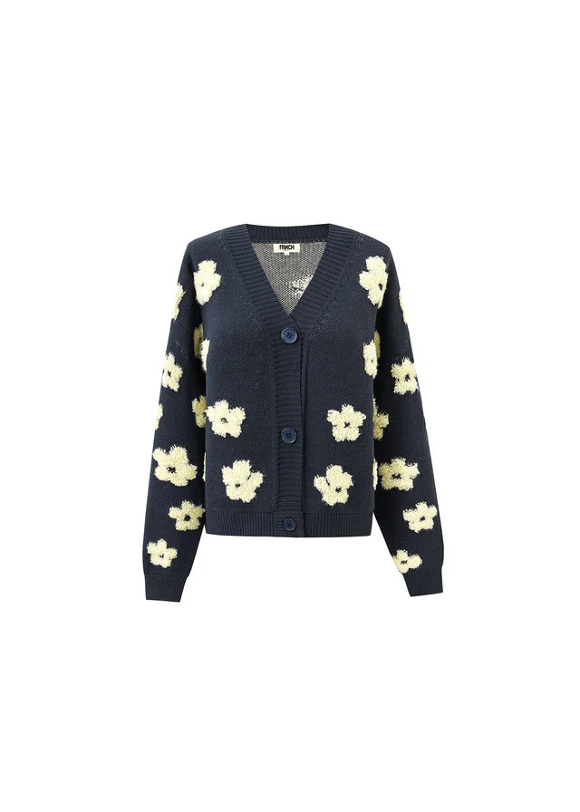 Frnch Bergenia Cardigan