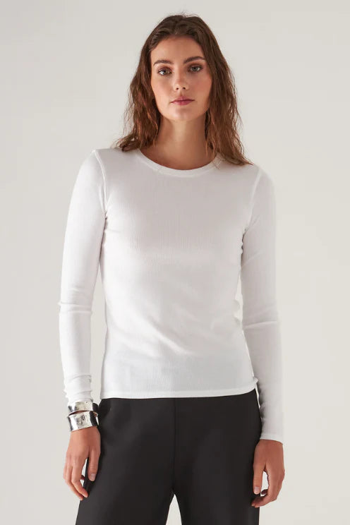 Assaraf Crew Neck Rib long sleeve