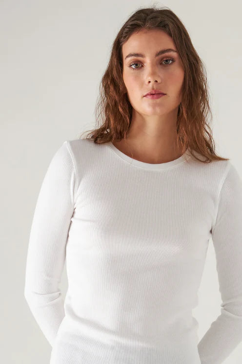 Assaraf Crew Neck Rib long sleeve