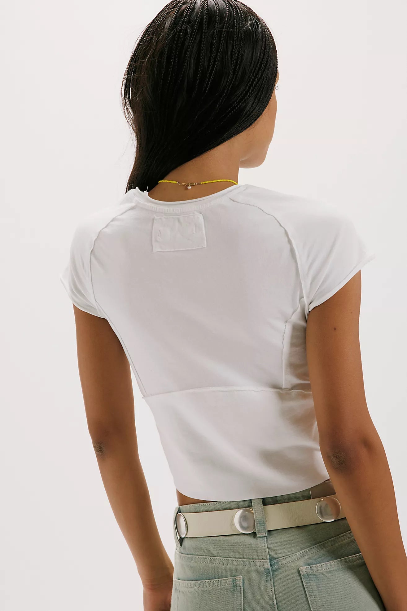 Free People Protagonist Crop Tee