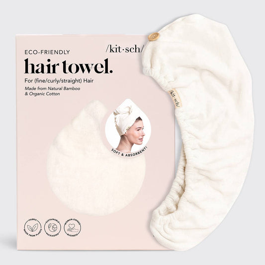 Dry Hair Towel - Ivory