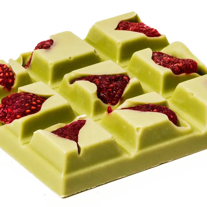 Sea Salt Chocolate - White Chocolate Macha & Strawberry Peekaboo Bar
