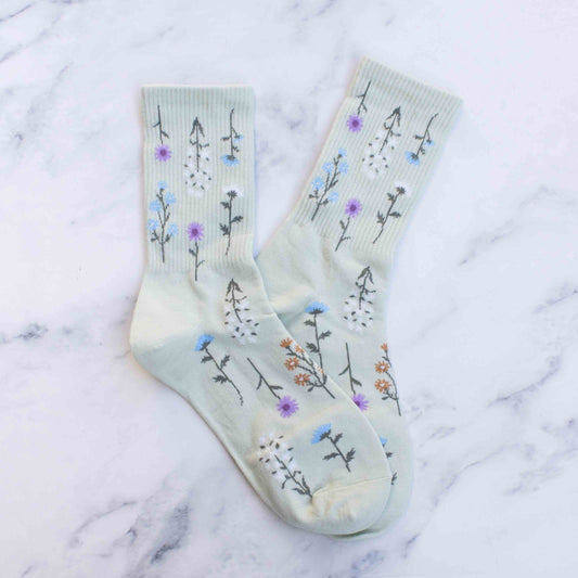Socks - Women's Botanical Garden - Sage