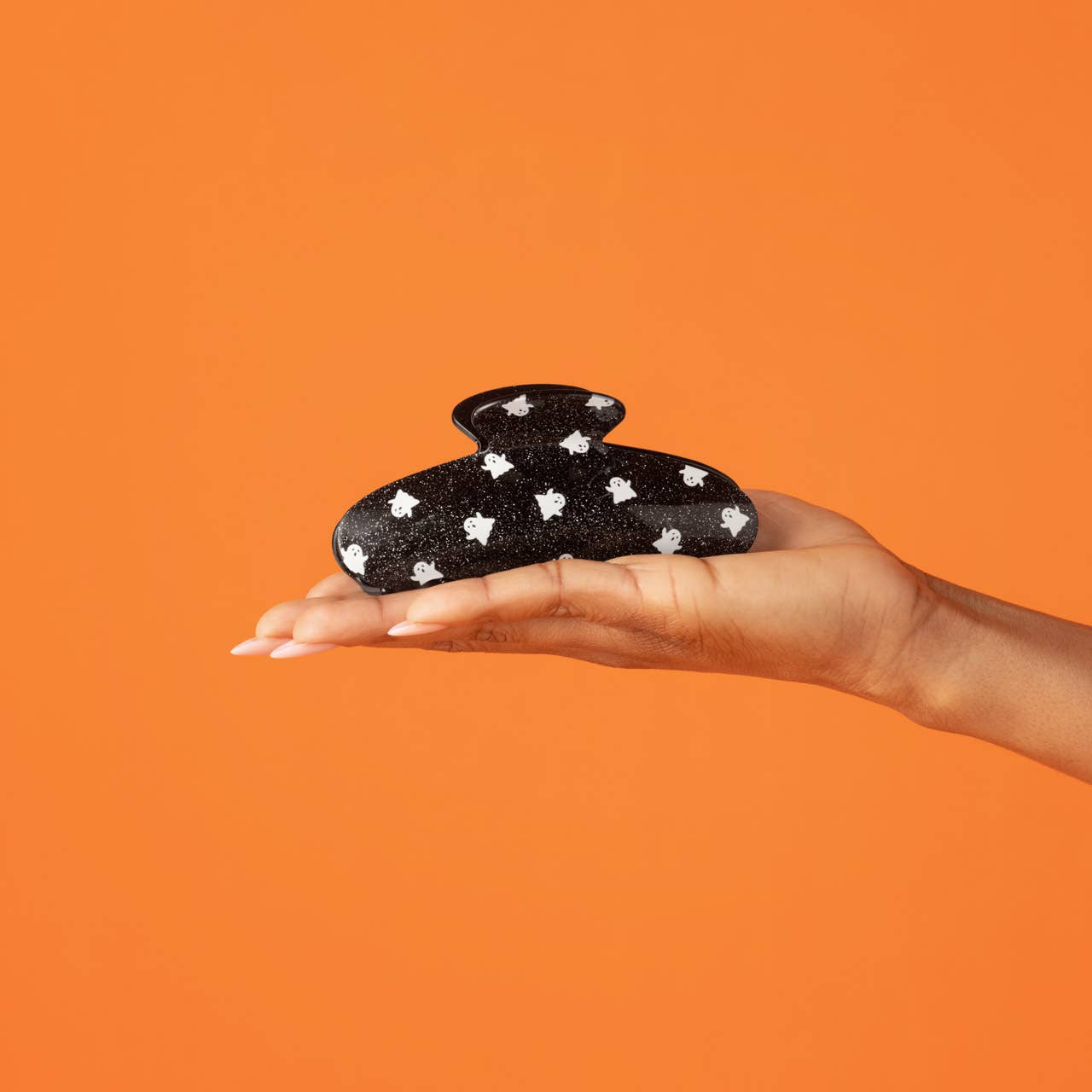 Glitter Claw Clip - Ghosts
