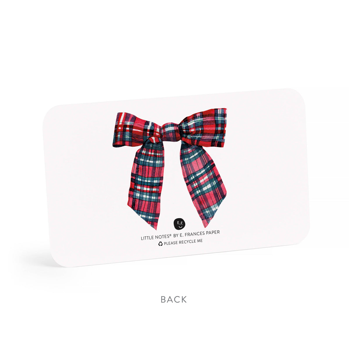 Little Notes - Plaid Bow