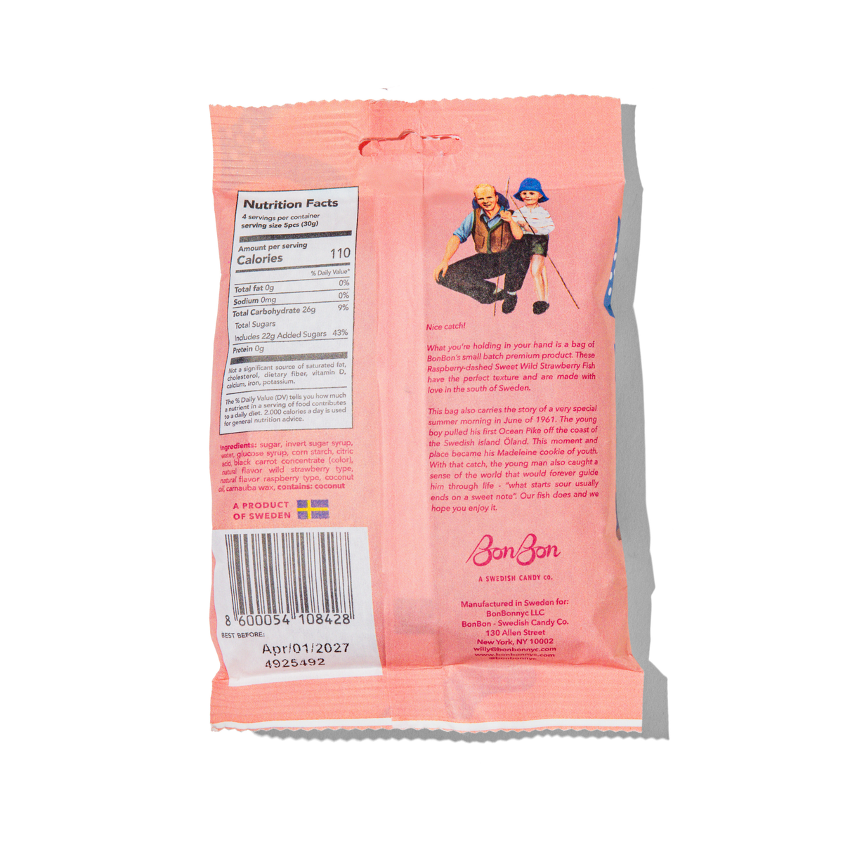 Swedish Candy - Sweet Wild Strawberry Fish