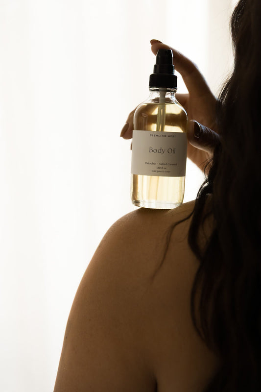 Body Oil - Pistachio + Salted Caramel