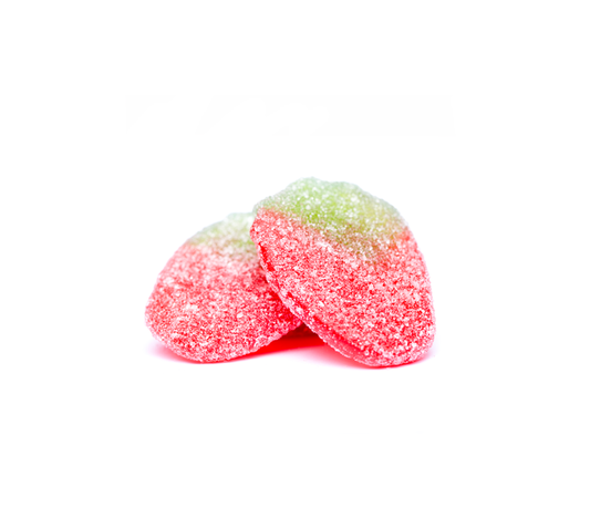 Karameller - 125g Pouch - Sugar Coated Strawberries