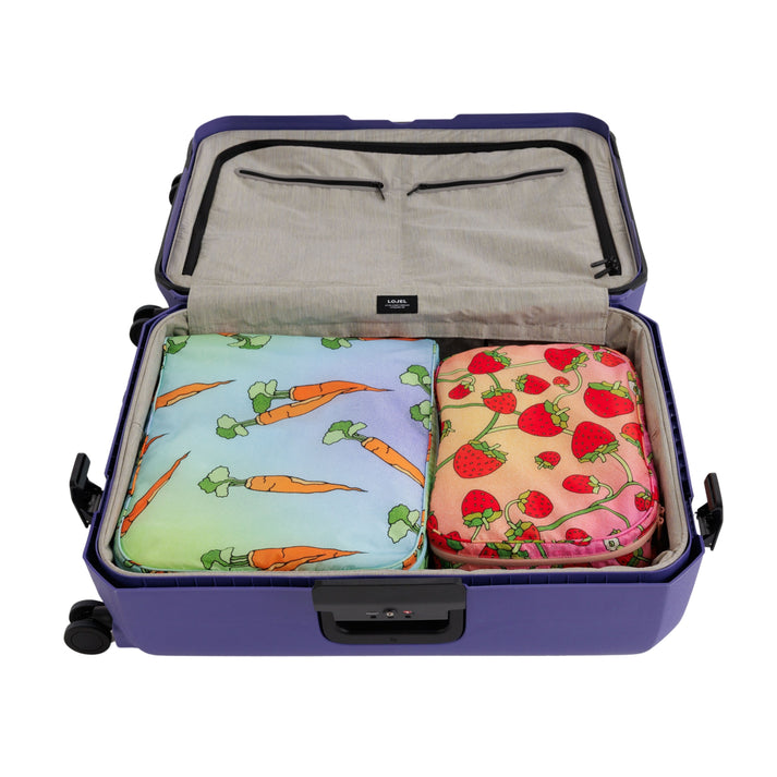 Large Packing Cube Set - Carrots & Berries
