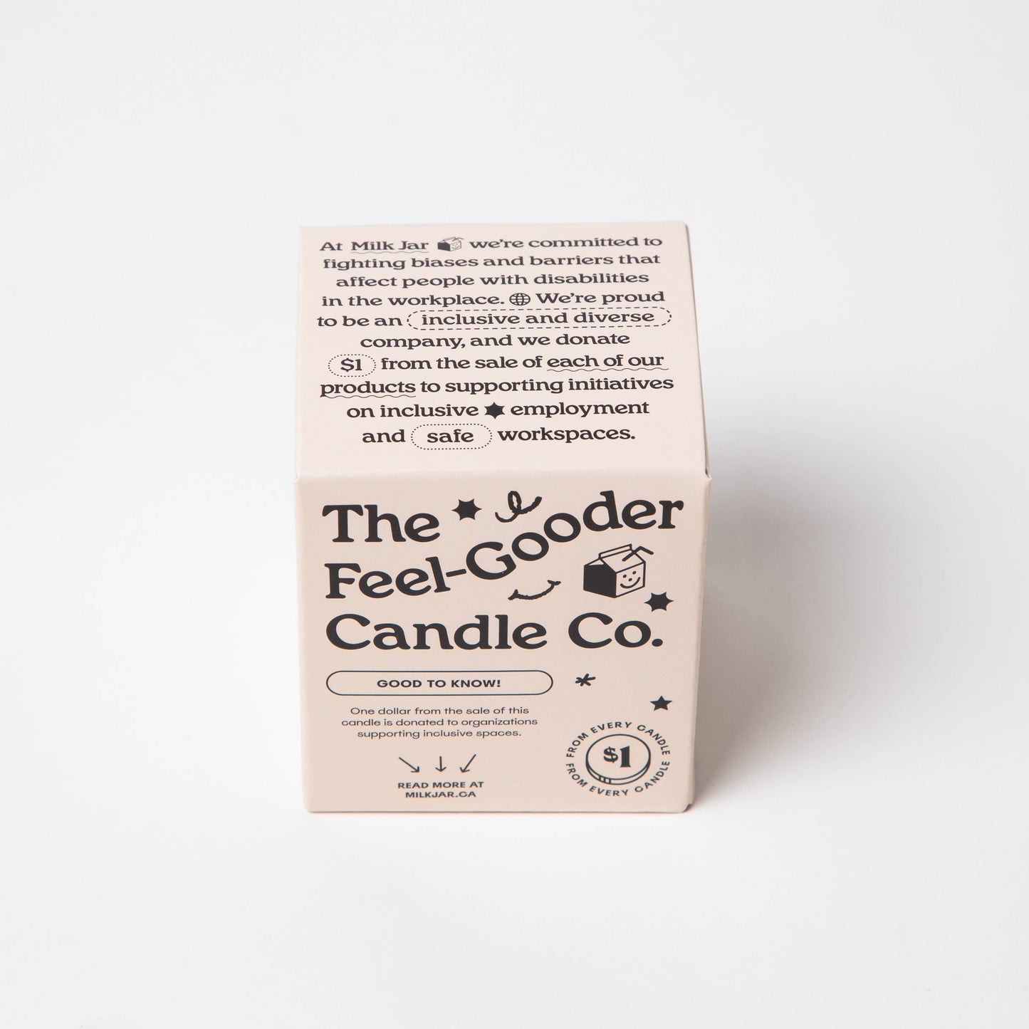 Milkjar Candle  Co. - Soy 8 oz Candle - Wallflower
