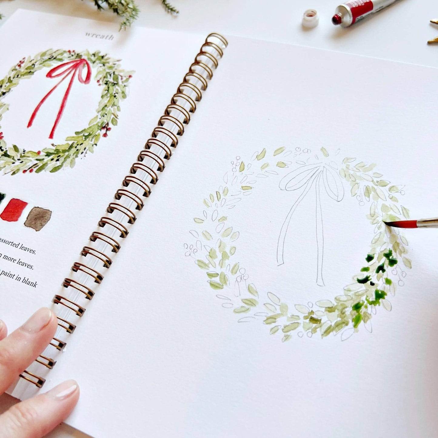 Watercolor Workbook - Christms