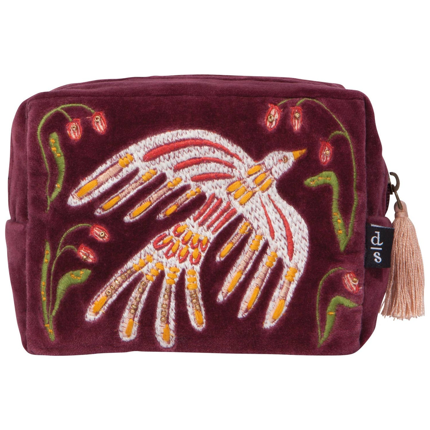 Pouch - Plume Embroidered