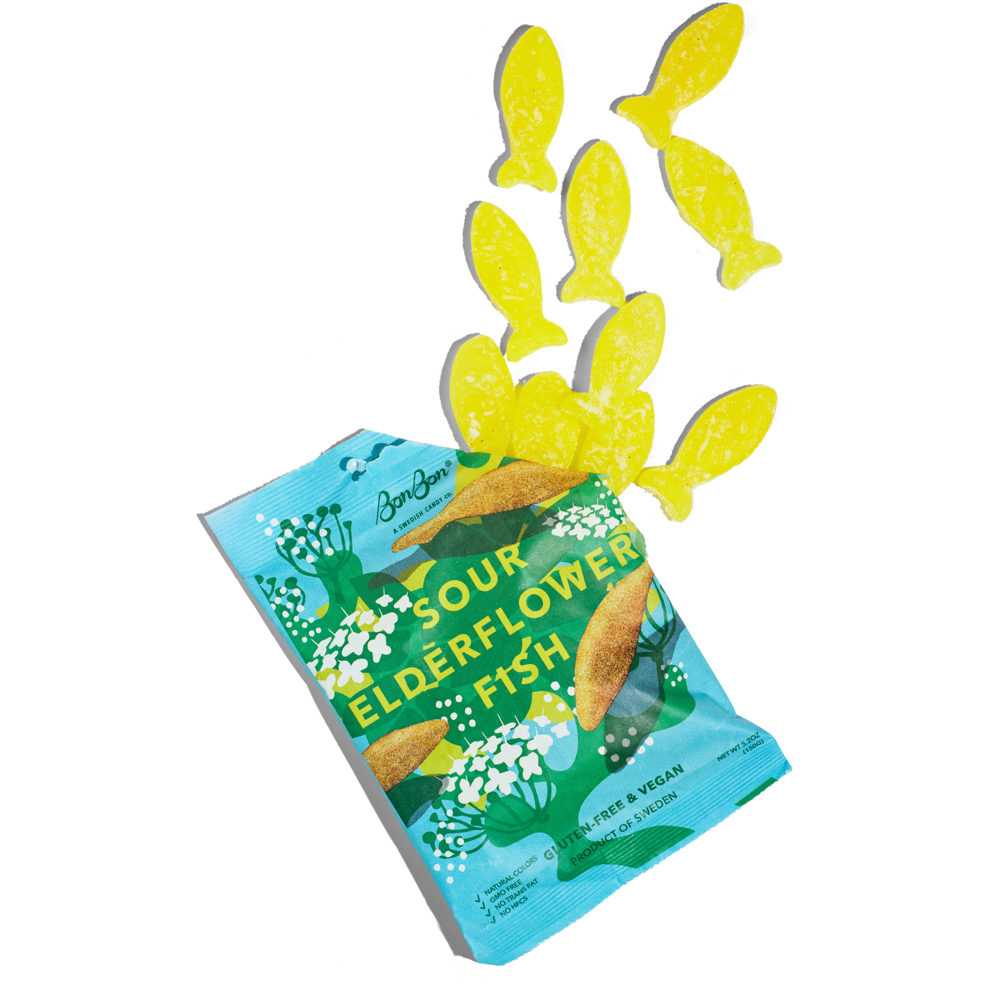 Sour Elderflower Fish - Swedish Candy