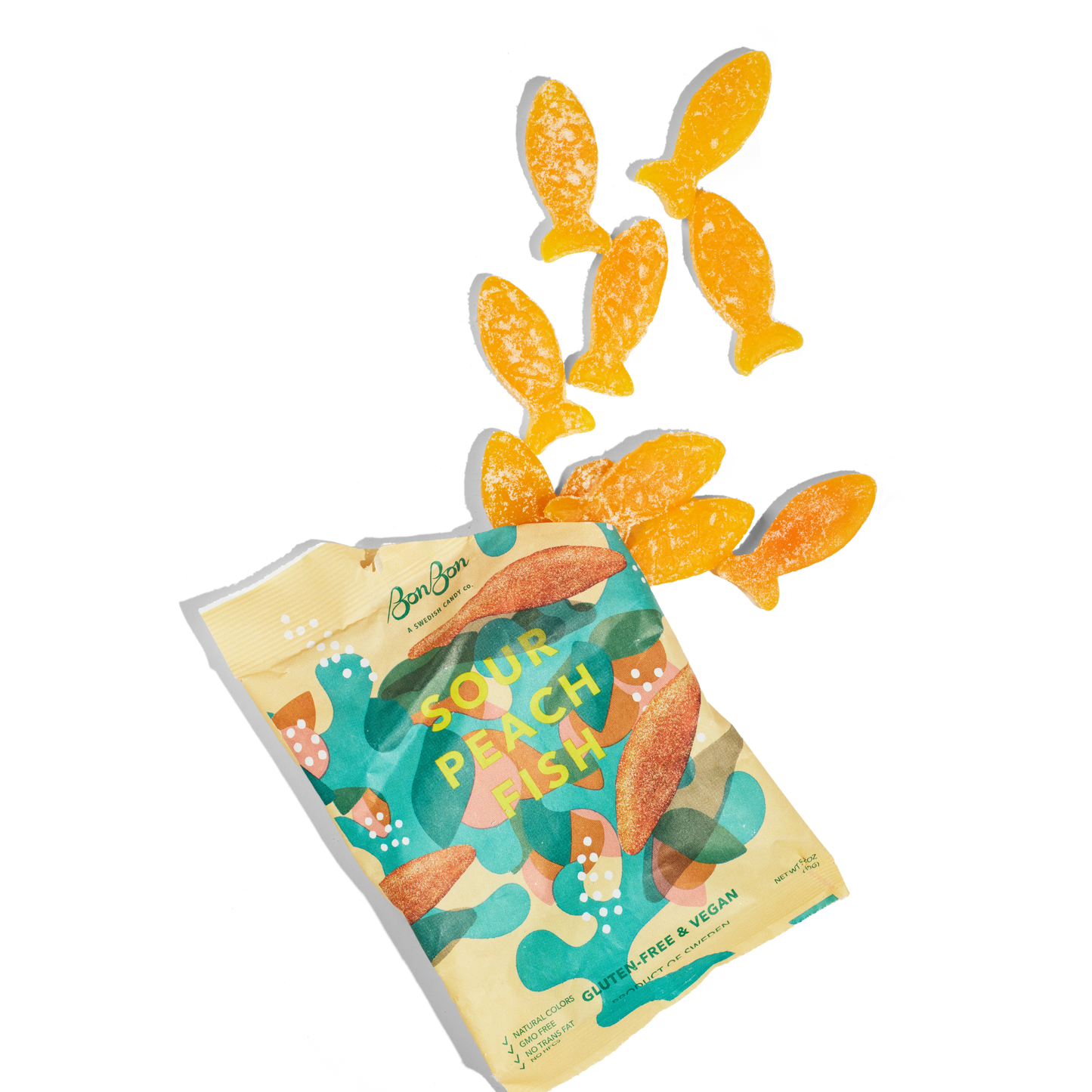 Sour Peach Fish - Swedish Candy