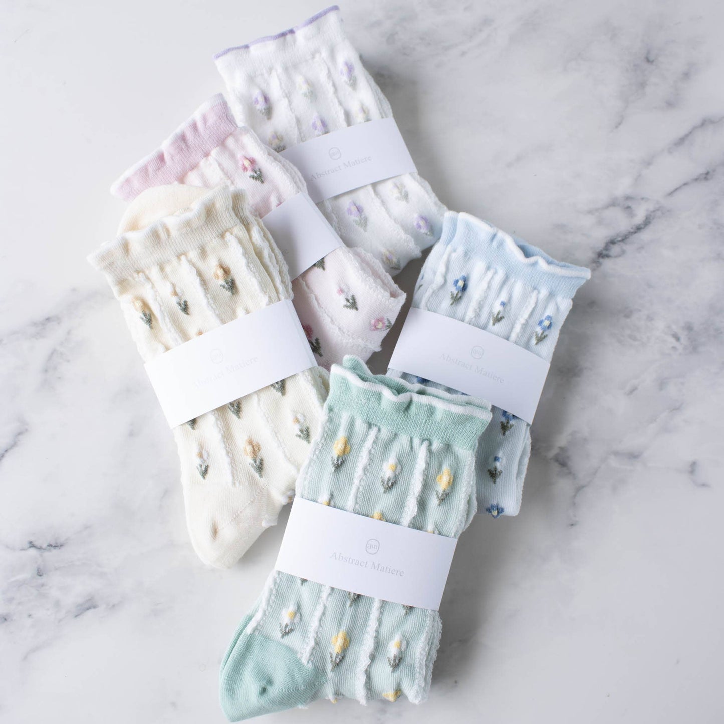 Vintage Pastel Floral -  Ivory
