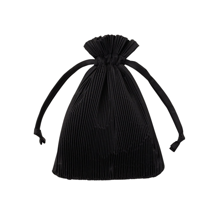 Pleated Baggu - Black