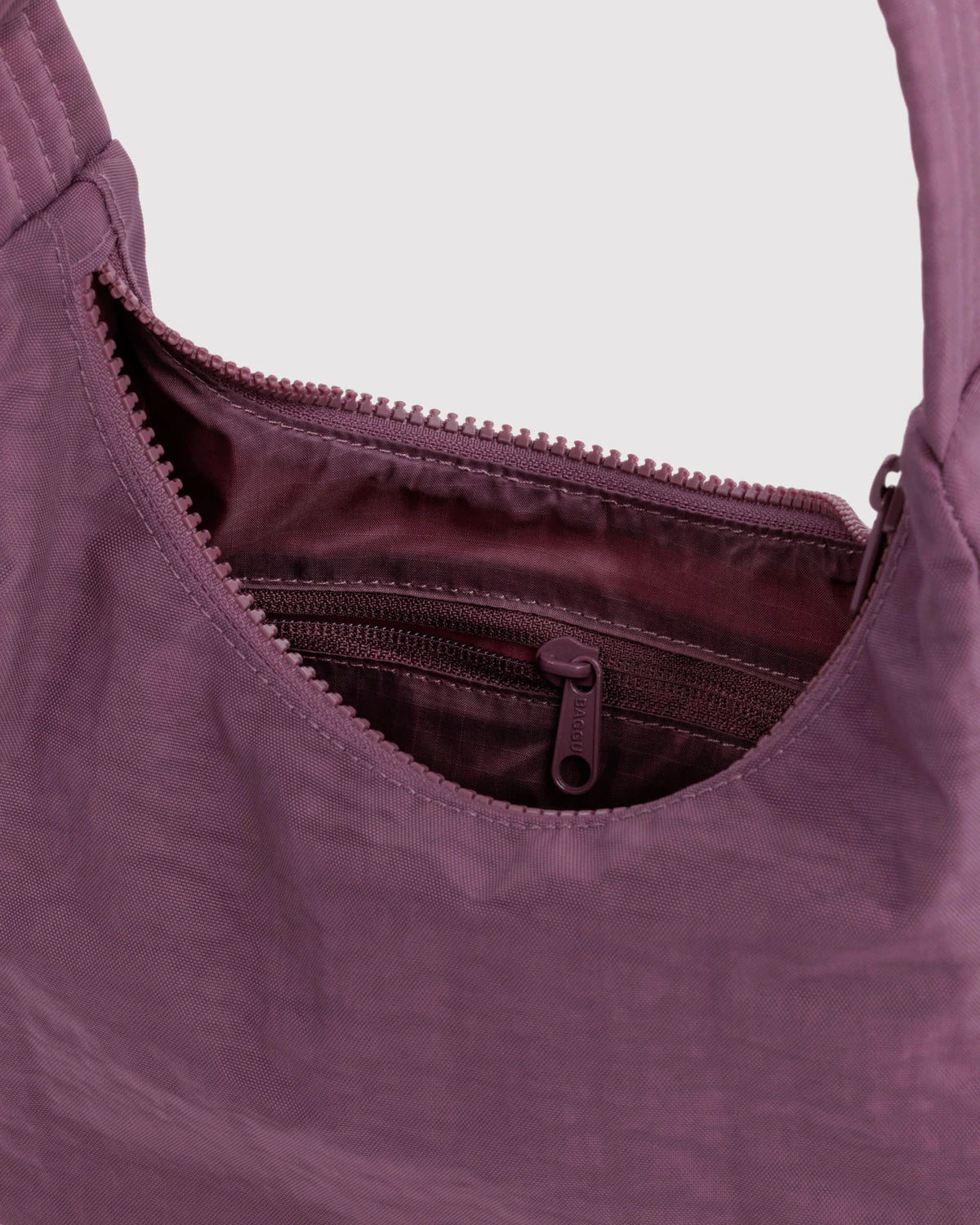 Mini Nylon Shoulder Bag - Wild Plum