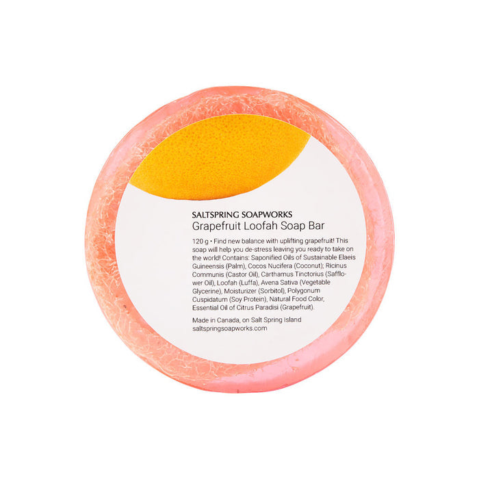 Loofah Soap Bar - Grapefruit