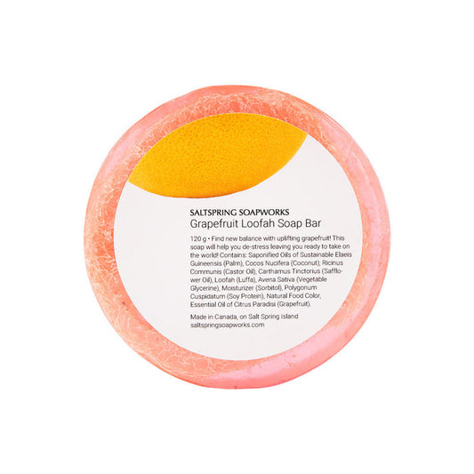 Loofah Soap Bar - Grapefruit