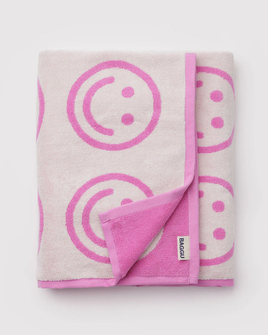 Bath Towel - Happy Face