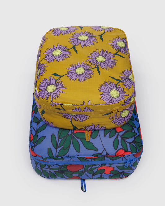 Packing Cube Set - Large - Night Orchard