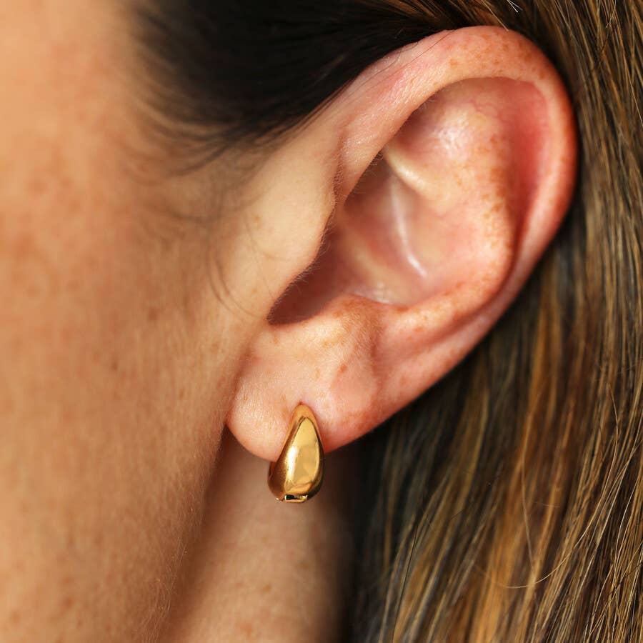 Earrings - Small Tapered Hoop