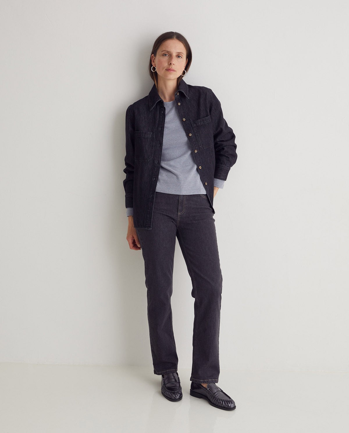 Yerse ribbed long sleeve